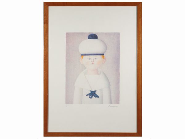 Antonio Bueno : Marinaretto  - Asta Arredi e Dipinti dal Castello di Gamberaia a Firenze - Associazione Nazionale - Case d'Asta italiane