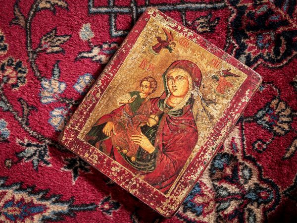 Madonna con Bambino  - Asta Arredi e Dipinti dal Castello di Gamberaia a Firenze - Associazione Nazionale - Case d'Asta italiane