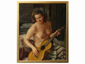 Alessio Issupoff - Donna con chitarra