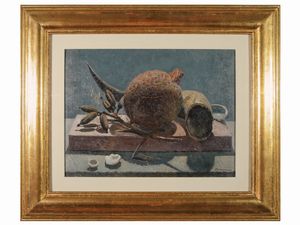 Giovanni Colacicchi - Natura morta con brocca