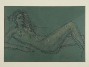 Enzo Faraoni : Studi di figura femminile Anni 2000  - Asta Arredi e Dipinti dal Castello di Gamberaia a Firenze - Associazione Nazionale - Case d'Asta italiane