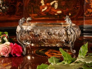 Cestino in argento  - Asta Arredi e Dipinti dal Castello di Gamberaia a Firenze - Associazione Nazionale - Case d'Asta italiane