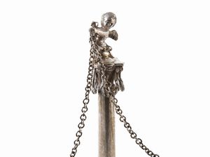 Oliera in argento, Johann Matthias Lang  - Asta Arredi e Dipinti dal Castello di Gamberaia a Firenze - Associazione Nazionale - Case d'Asta italiane