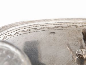 Oliera in argento, Johann Matthias Lang  - Asta Arredi e Dipinti dal Castello di Gamberaia a Firenze - Associazione Nazionale - Case d'Asta italiane