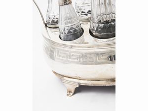 Oliera ovale in argento, William Abdy  - Asta Arredi e Dipinti dal Castello di Gamberaia a Firenze - Associazione Nazionale - Case d'Asta italiane