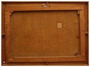 Scuola francese : Allegoria della Scultura  - Asta Arredi e Dipinti dal Castello di Gamberaia a Firenze - Associazione Nazionale - Case d'Asta italiane