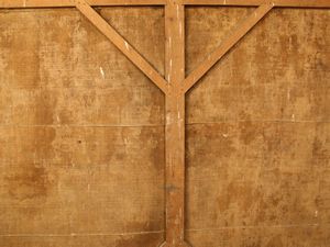 Cerchia di Giacomo Nani : Capriccio architettonico entro giardino  - Asta Arredi e Dipinti dal Castello di Gamberaia a Firenze - Associazione Nazionale - Case d'Asta italiane