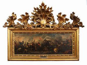 Cerchia di Antonio Calza - Scene di battaglia