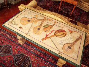 Monumentale tavolo da centro, CFC Firenze  - Asta Arredi e Dipinti dal Castello di Gamberaia a Firenze - Associazione Nazionale - Case d'Asta italiane