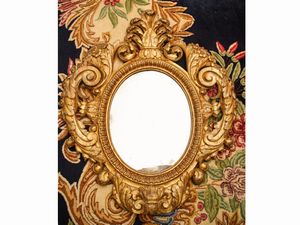 Coppia di ventole in legno intagliato e dorato  - Asta Arredi e Dipinti dal Castello di Gamberaia a Firenze - Associazione Nazionale - Case d'Asta italiane