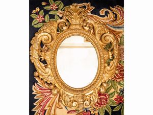 Coppia di ventole in legno intagliato e dorato  - Asta Arredi e Dipinti dal Castello di Gamberaia a Firenze - Associazione Nazionale - Case d'Asta italiane