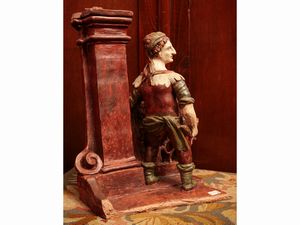 Gruppo da presepe in terracotta policroma  - Asta Arredi e Dipinti dal Castello di Gamberaia a Firenze - Associazione Nazionale - Case d'Asta italiane