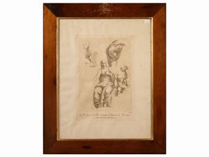 Tre antiche incisioni  - Asta Arredi e Dipinti dal Castello di Gamberaia a Firenze - Associazione Nazionale - Case d'Asta italiane