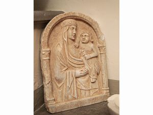 probabilmente ambito Tino di Camaino - Madonna con Bambino