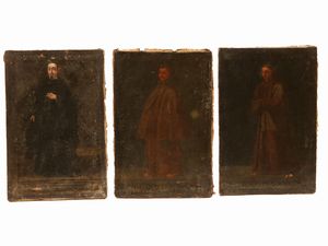 Monaci di vari ordini religiosi  - Asta Arredi e Dipinti dal Castello di Gamberaia a Firenze - Associazione Nazionale - Case d'Asta italiane