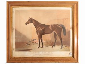 Raccolta a soggetto equestre  - Asta Arredi e Dipinti dal Castello di Gamberaia a Firenze - Associazione Nazionale - Case d'Asta italiane