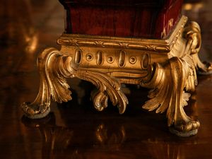 Grande vaso in porcellana rossa  - Asta Arredi e Dipinti dal Castello di Gamberaia a Firenze - Associazione Nazionale - Case d'Asta italiane