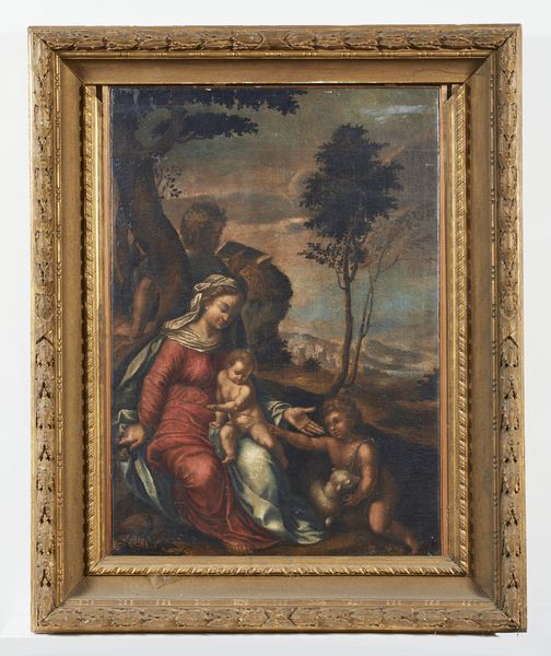 ARTISTA FERRARESE DEL XVII SECOLO : Riposo durante la fuga in Egitto  - Asta Asta 387 | ARTE ANTICA E DEL XIX SECOLO - DAL RINASCIMENTO AL SIMBOLISMO: OPERE DA COLLEZIONI ITALIANE Tradizionale - Associazione Nazionale - Case d'Asta italiane