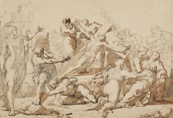 ARTISTA EMILIANO DEL XVIII SECOLO : Cristo issato sulla croce  - Asta Asta 387 | ARTE ANTICA E DEL XIX SECOLO - DAL RINASCIMENTO AL SIMBOLISMO: OPERE DA COLLEZIONI ITALIANE Tradizionale - Associazione Nazionale - Case d'Asta italiane