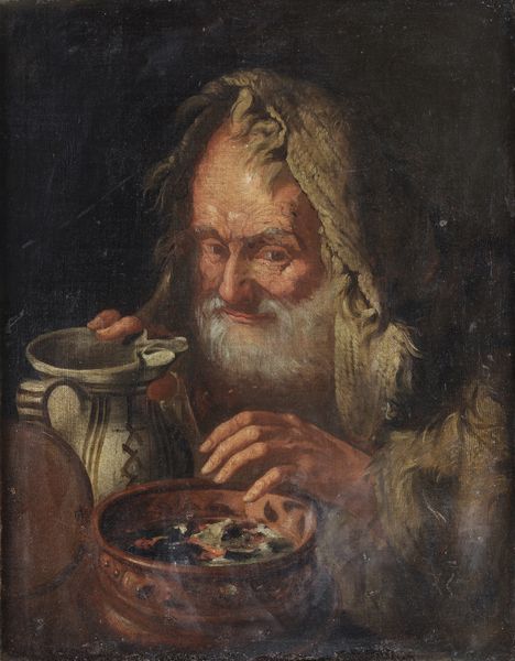 ARTISTA DEL XVIII SECOLO : Ritratto di anziano con barba  - Asta Asta 387 | ARTE ANTICA E DEL XIX SECOLO - DAL RINASCIMENTO AL SIMBOLISMO: OPERE DA COLLEZIONI ITALIANE Tradizionale - Associazione Nazionale - Case d'Asta italiane