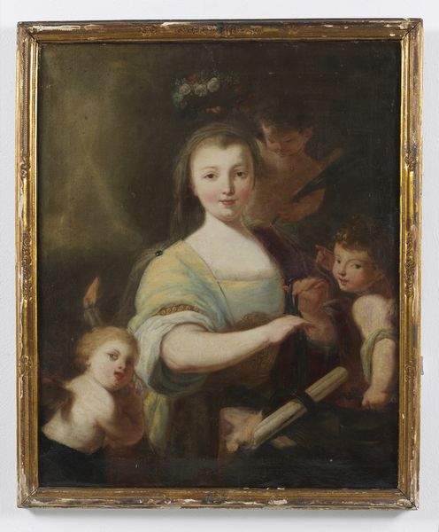 ARTISTA DEL XVIII SECOLO : Santa Cecilia incoronata da un angelo  - Asta Asta 387 | ARTE ANTICA E DEL XIX SECOLO - DAL RINASCIMENTO AL SIMBOLISMO: OPERE DA COLLEZIONI ITALIANE Tradizionale - Associazione Nazionale - Case d'Asta italiane