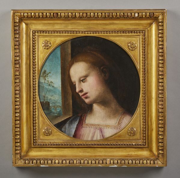 ARTISTA TOSCANO DEL XV-XVI SECOLO : Ritratto di dama di profilo con paesaggio sullo sfondo  - Asta Asta 387 | ARTE ANTICA E DEL XIX SECOLO - DAL RINASCIMENTO AL SIMBOLISMO: OPERE DA COLLEZIONI ITALIANE Tradizionale - Associazione Nazionale - Case d'Asta italiane