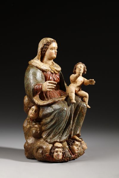 SCULTORE DELL'ITALIA SETTENTRIONALE DEL XVI SECOLO : Madonna con Bambino  - Asta Asta 387 | ARTE ANTICA E DEL XIX SECOLO - DAL RINASCIMENTO AL SIMBOLISMO: OPERE DA COLLEZIONI ITALIANE Tradizionale - Associazione Nazionale - Case d'Asta italiane