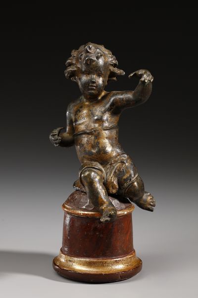 SCULTORE CENTROITALIANO DEL XVII-XVIII SECOLO : Putto  - Asta Asta 387 | ARTE ANTICA E DEL XIX SECOLO - DAL RINASCIMENTO AL SIMBOLISMO: OPERE DA COLLEZIONI ITALIANE Tradizionale - Associazione Nazionale - Case d'Asta italiane