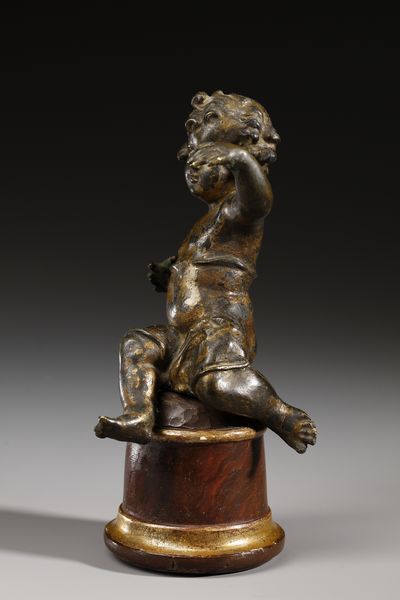 SCULTORE CENTROITALIANO DEL XVII-XVIII SECOLO : Putto  - Asta Asta 387 | ARTE ANTICA E DEL XIX SECOLO - DAL RINASCIMENTO AL SIMBOLISMO: OPERE DA COLLEZIONI ITALIANE Tradizionale - Associazione Nazionale - Case d'Asta italiane