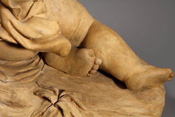 SCULTORE FRANCESE DEL XVIII SECOLO : Putto raffigurato come allegoria fluviale  - Asta Asta 387 | ARTE ANTICA E DEL XIX SECOLO - DAL RINASCIMENTO AL SIMBOLISMO: OPERE DA COLLEZIONI ITALIANE Tradizionale - Associazione Nazionale - Case d'Asta italiane