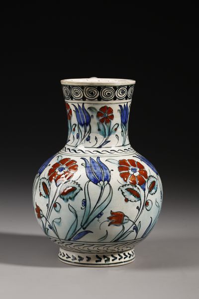 MANIFATTURA CANTAGALLI DEL XIX-XX SECOLO : Brocca in ceramica smaltata e invetriata in stile Iznik con decorazione a elementi floreali e geometrici  - Asta Asta 387 | ARTE ANTICA E DEL XIX SECOLO - DAL RINASCIMENTO AL SIMBOLISMO: OPERE DA COLLEZIONI ITALIANE Tradizionale - Associazione Nazionale - Case d'Asta italiane