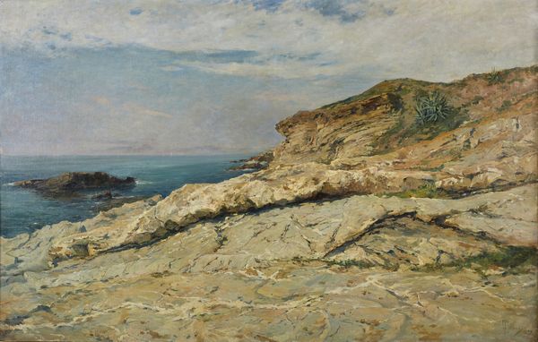 FOLLINI CARLO (1848 - 1938) : Scogli  - Asta Asta 387 | ARTE ANTICA E DEL XIX SECOLO - DAL RINASCIMENTO AL SIMBOLISMO: OPERE DA COLLEZIONI ITALIANE Tradizionale - Associazione Nazionale - Case d'Asta italiane