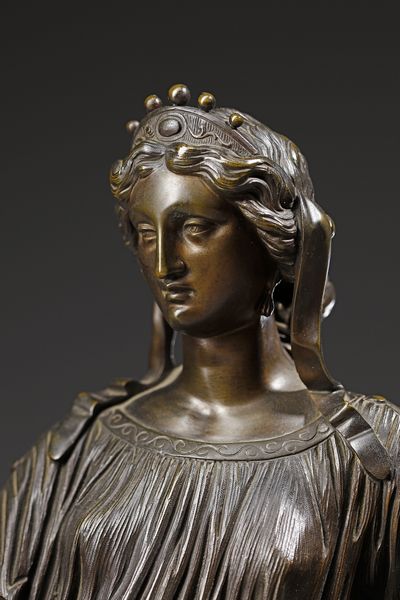 SCULTORE DEL XIX SECOLO : Figura femminile sdraiata  - Asta Asta 387 | ARTE ANTICA E DEL XIX SECOLO - DAL RINASCIMENTO AL SIMBOLISMO: OPERE DA COLLEZIONI ITALIANE Tradizionale - Associazione Nazionale - Case d'Asta italiane
