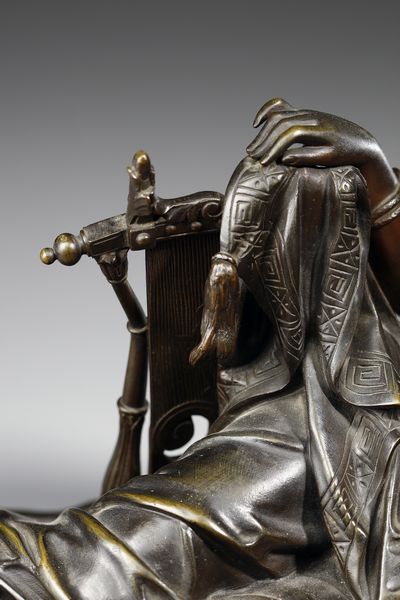 SCULTORE DEL XIX SECOLO : Figura femminile sdraiata  - Asta Asta 387 | ARTE ANTICA E DEL XIX SECOLO - DAL RINASCIMENTO AL SIMBOLISMO: OPERE DA COLLEZIONI ITALIANE Tradizionale - Associazione Nazionale - Case d'Asta italiane