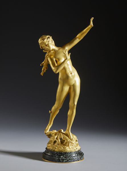 MOREAU AUGUSTE (1834 - 1917) : Fanciulla punta da una vespa  - Asta Asta 387 | ARTE ANTICA E DEL XIX SECOLO - DAL RINASCIMENTO AL SIMBOLISMO: OPERE DA COLLEZIONI ITALIANE Tradizionale - Associazione Nazionale - Case d'Asta italiane