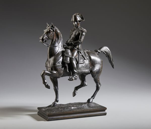 MAROCHETTI CARLO (1805 - 1867) : Napoleone a cavallo  - Asta Asta 387 | ARTE ANTICA E DEL XIX SECOLO - DAL RINASCIMENTO AL SIMBOLISMO: OPERE DA COLLEZIONI ITALIANE Tradizionale - Associazione Nazionale - Case d'Asta italiane