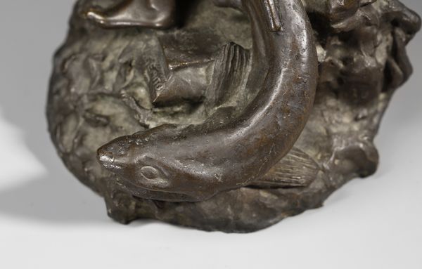 GEMITO VINCENZO (1852 - 1929) : Giovinezza di Nettuno  - Asta Asta 387 | ARTE ANTICA E DEL XIX SECOLO - DAL RINASCIMENTO AL SIMBOLISMO: OPERE DA COLLEZIONI ITALIANE Tradizionale - Associazione Nazionale - Case d'Asta italiane