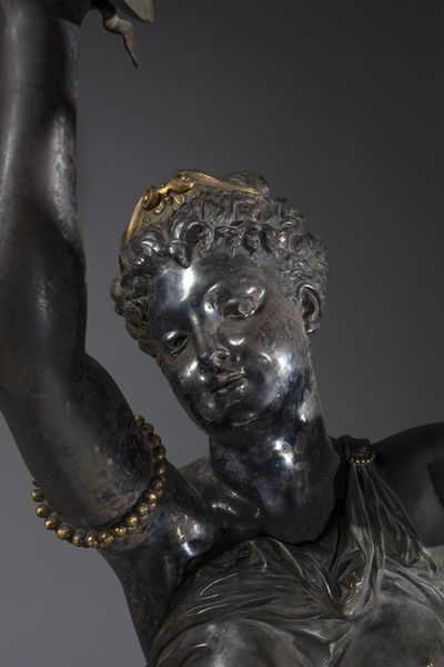 BRONZISTA DEL XX SECOLO : Coppia di figure femminili musicanti  - Asta Asta 387 | ARTE ANTICA E DEL XIX SECOLO - DAL RINASCIMENTO AL SIMBOLISMO: OPERE DA COLLEZIONI ITALIANE Tradizionale - Associazione Nazionale - Case d'Asta italiane