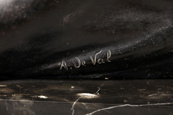 DE VAL ANTONIO (1895 - 1977) : Figura velata  - Asta Asta 387 | ARTE ANTICA E DEL XIX SECOLO - DAL RINASCIMENTO AL SIMBOLISMO: OPERE DA COLLEZIONI ITALIANE Tradizionale - Associazione Nazionale - Case d'Asta italiane