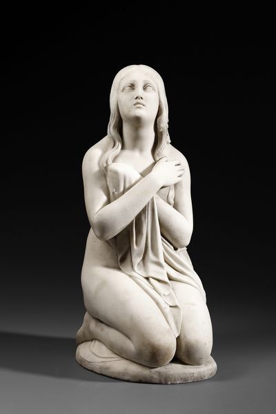 CROFF GIUSEPPE (1810 - 1869) : Maddalena penitente  - Asta Asta 387 | ARTE ANTICA E DEL XIX SECOLO - DAL RINASCIMENTO AL SIMBOLISMO: OPERE DA COLLEZIONI ITALIANE Tradizionale - Associazione Nazionale - Case d'Asta italiane