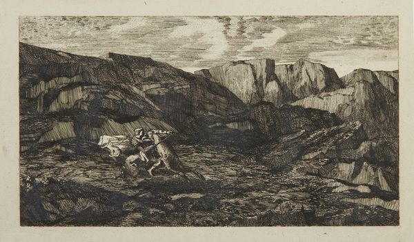 REDON ODILON (1840 - 1916) : La peur  - Asta Asta 387 | ARTE ANTICA E DEL XIX SECOLO - DAL RINASCIMENTO AL SIMBOLISMO: OPERE DA COLLEZIONI ITALIANE Tradizionale - Associazione Nazionale - Case d'Asta italiane