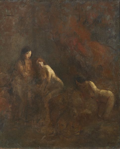 FORAIN JEAN LOUIS (1852 - 1931) : Tre figure femminili  - Asta Asta 387 | ARTE ANTICA E DEL XIX SECOLO - DAL RINASCIMENTO AL SIMBOLISMO: OPERE DA COLLEZIONI ITALIANE Tradizionale - Associazione Nazionale - Case d'Asta italiane