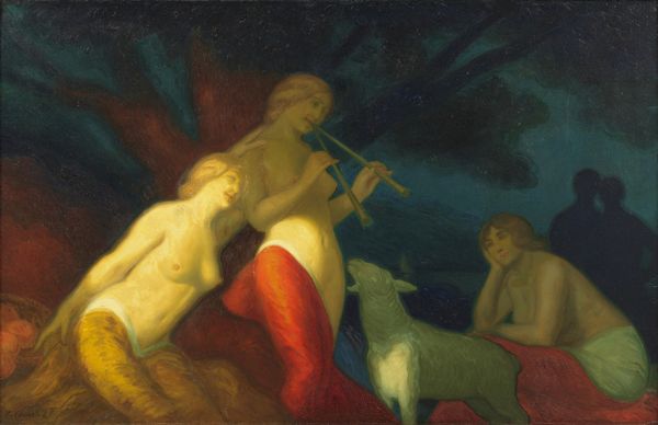 COURCH FLIX (1863 - 1947) : La Musica  - Asta Asta 387 | ARTE ANTICA E DEL XIX SECOLO - DAL RINASCIMENTO AL SIMBOLISMO: OPERE DA COLLEZIONI ITALIANE Tradizionale - Associazione Nazionale - Case d'Asta italiane