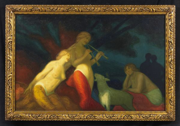 COURCH FLIX (1863 - 1947) : La Musica  - Asta Asta 387 | ARTE ANTICA E DEL XIX SECOLO - DAL RINASCIMENTO AL SIMBOLISMO: OPERE DA COLLEZIONI ITALIANE Tradizionale - Associazione Nazionale - Case d'Asta italiane