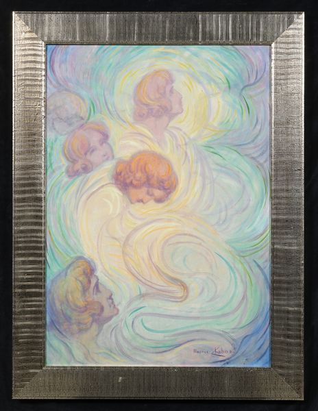 CHABAS MAURICE (1862 - 1947) : Gli angeli, visione n7  - Asta Asta 387 | ARTE ANTICA E DEL XIX SECOLO - DAL RINASCIMENTO AL SIMBOLISMO: OPERE DA COLLEZIONI ITALIANE Tradizionale - Associazione Nazionale - Case d'Asta italiane