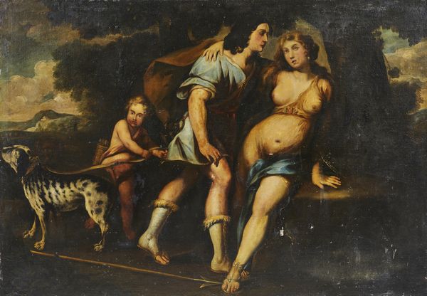 ARTISTA DEL XVII SECOLO : Diana ed Endimione  - Asta Asta 387 | ARTE ANTICA E DEL XIX SECOLO - DAL RINASCIMENTO AL SIMBOLISMO: OPERE DA COLLEZIONI ITALIANE Tradizionale - Associazione Nazionale - Case d'Asta italiane