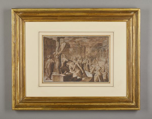 MASTER OF LIECHTENSTEIN (ATTIVO INTORNO AL 1550) : La regina di Saba davanti a Salomone  - Asta Asta 387 | ARTE ANTICA E DEL XIX SECOLO - DAL RINASCIMENTO AL SIMBOLISMO: OPERE DA COLLEZIONI ITALIANE Tradizionale - Associazione Nazionale - Case d'Asta italiane