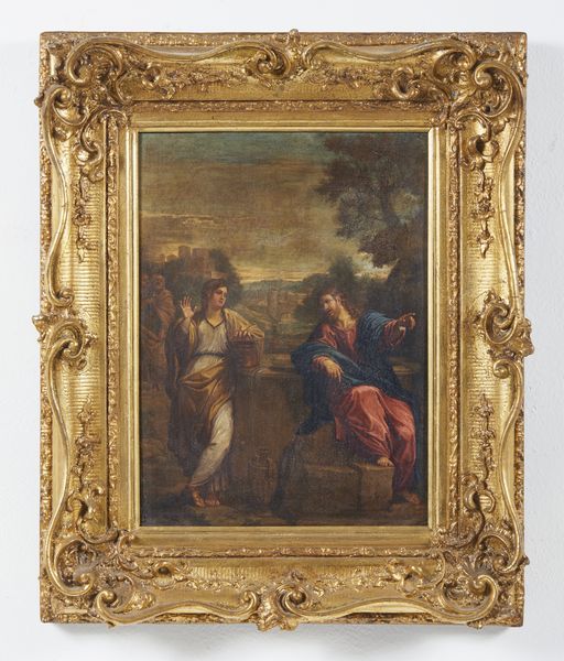 ARTISTA ITALIANO DEL XVII SECOLO : Cristo e la Samaritana al pozzo  - Asta Asta 387 | ARTE ANTICA E DEL XIX SECOLO - DAL RINASCIMENTO AL SIMBOLISMO: OPERE DA COLLEZIONI ITALIANE Tradizionale - Associazione Nazionale - Case d'Asta italiane