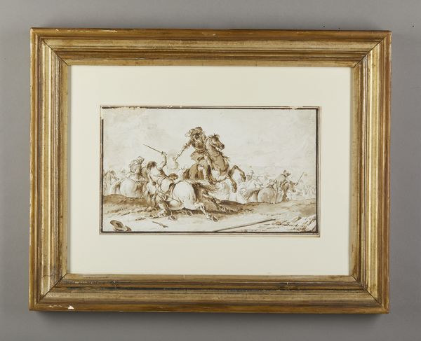 SIMONINI FRANCESCO (1686 - 1753) : Schermaglia di cavalleria  - Asta Asta 387 | ARTE ANTICA E DEL XIX SECOLO - DAL RINASCIMENTO AL SIMBOLISMO: OPERE DA COLLEZIONI ITALIANE Tradizionale - Associazione Nazionale - Case d'Asta italiane