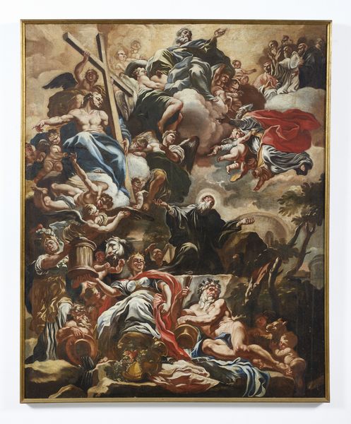 ARTISTA NAPOLETANO DEL XVII SECOLO : Trionfo allegorico  - Asta Asta 387 | ARTE ANTICA E DEL XIX SECOLO - DAL RINASCIMENTO AL SIMBOLISMO: OPERE DA COLLEZIONI ITALIANE Tradizionale - Associazione Nazionale - Case d'Asta italiane